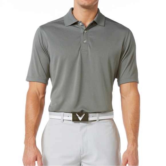 Callaway Men's Core Performance Polo - Grey Size Large - Picture 1 of 15